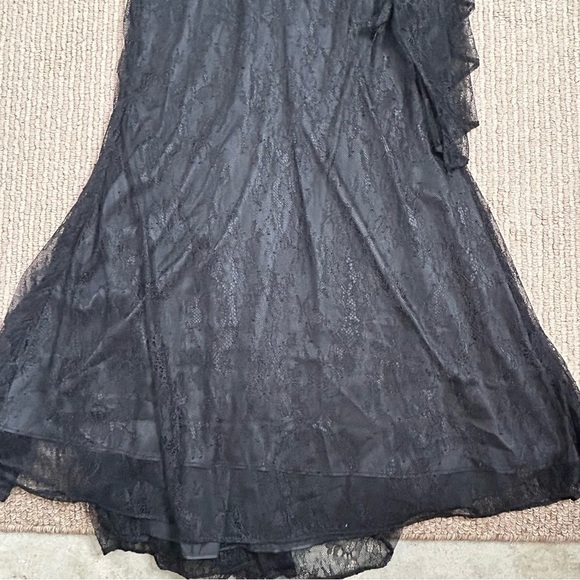 Michael Costello Black Lace Maxi Dress - Picture 9 of 16